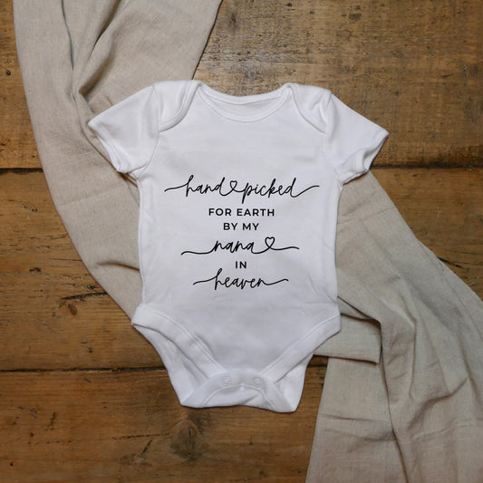 Baby Grow - Handpicked for Earth - Personalised