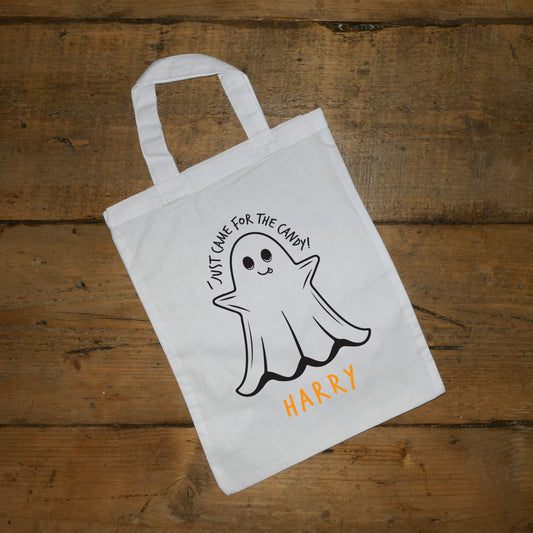 Trick or Treat Mini Tote Bag - Funny Ghost