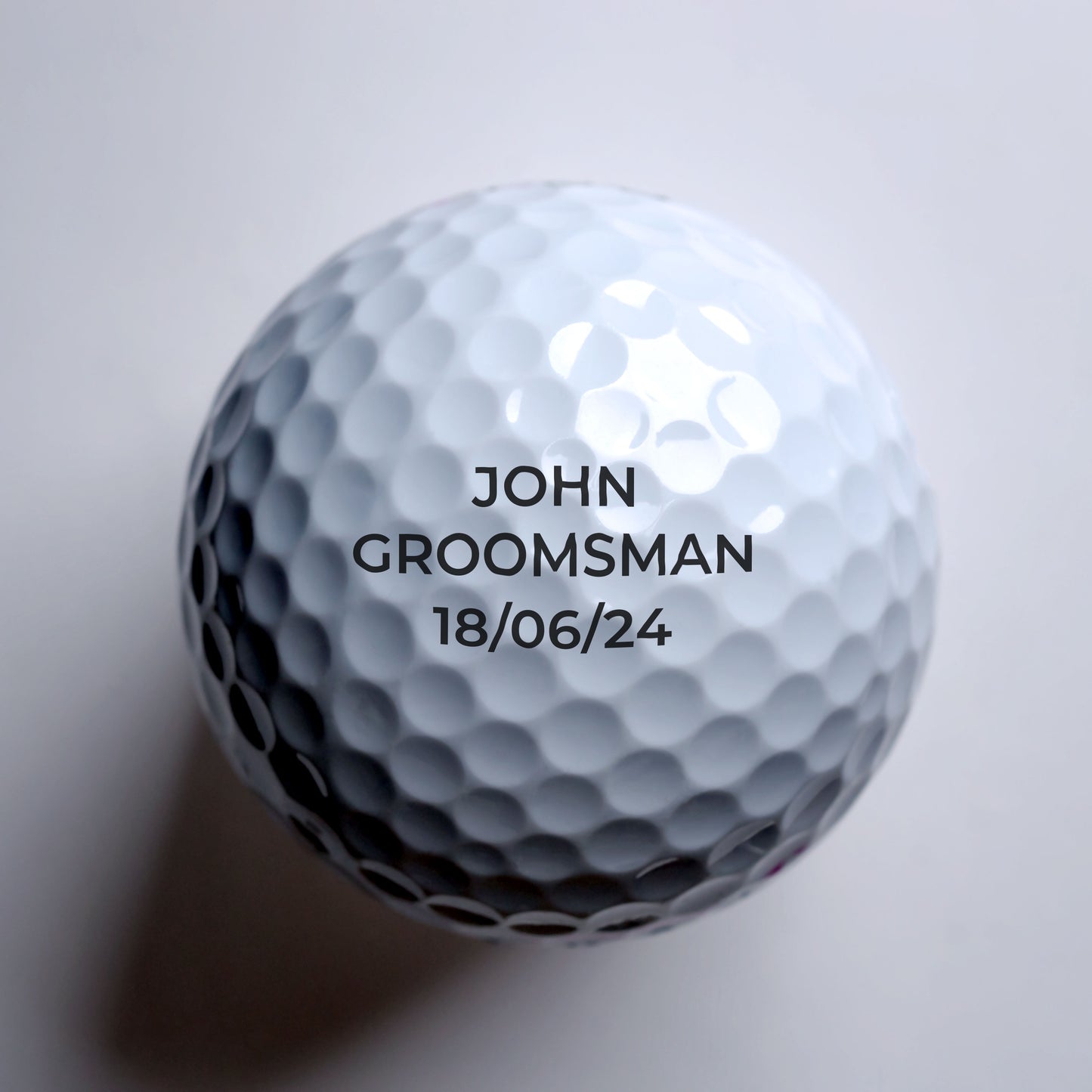 Golf Ball with Custom Text