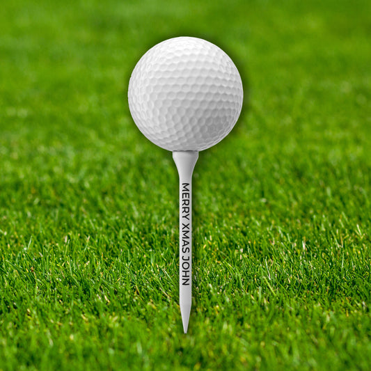 Golf Tee with Custom Text