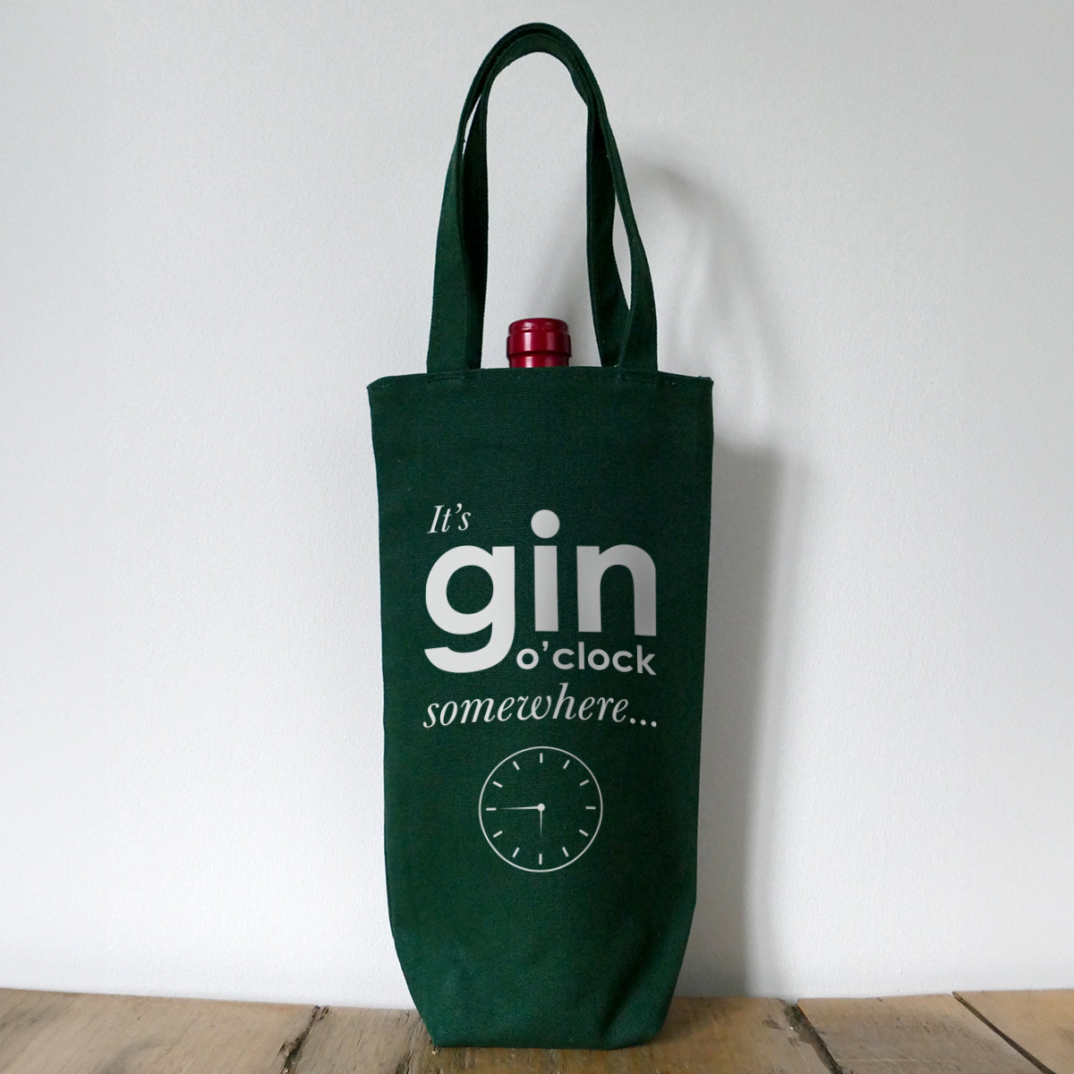 Bottle Bag - Gin - It's gin o'clock somewhere...