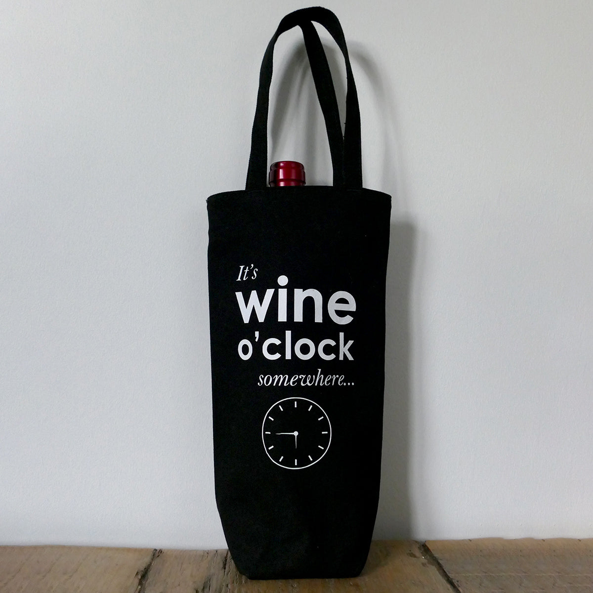 Bottle Bag - It's wine o'clock somewhere...